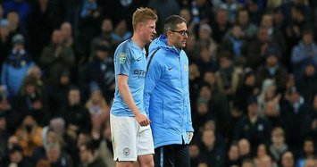Man City's De Bruyne ruled out for a month with knee injury - reports