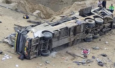 Bus accident kills at least 24 in Peru - transportation company