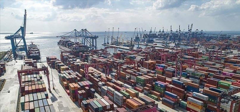 TÜRKIYES EXPORTS HITS RECORD LEVEL, FOREIGN TRADE GAP NARROWS 57% IN JANUARY