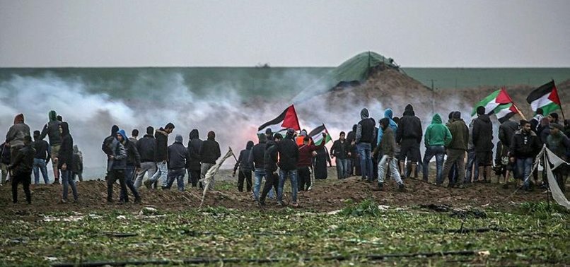 GAZANS RALLY ALONG ISRAEL BUFFER ZONE FOR 41ST WEEK