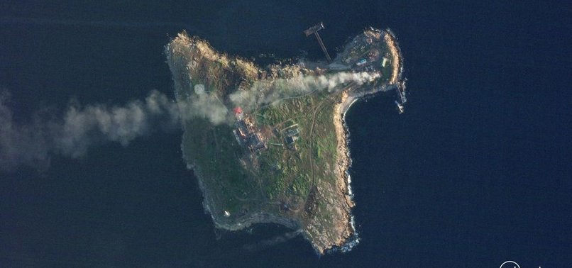 RUSSIA QUITS SNAKE ISLAND, IN BLOW TO BLOCKADE OF UKRAINE PORTS