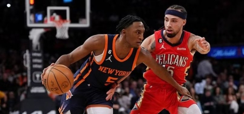 PELICANS PULL AWAY IN FOURTH TO TOP UNDERMANNED KNICKS