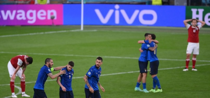 ITALY BEAT AUSTRIA 2-1 AFTER EXTRA-TIME TO REACH EURO 2020 QUARTER-FINALS