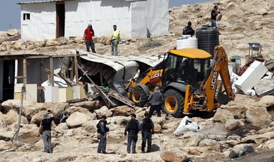 Israeli army demolishes homes of Palestinian prisoners in occupied West Bank