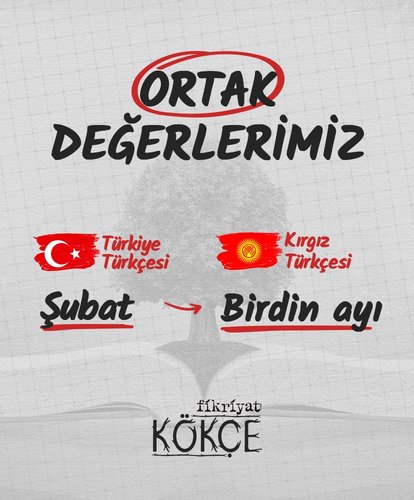 Türk lehçelerinde Şubat