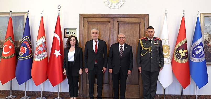 TURKISH DEFENSE MINISTER RECEIVES ARMY CHIEF OF NORTH MACEDONIA, AMBASSADOR OF NORTHERN CYPRUS