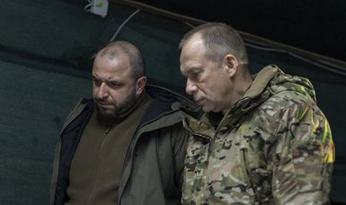 Ukraine's defence minister, commander discuss front line, ammunition with US defence secretary