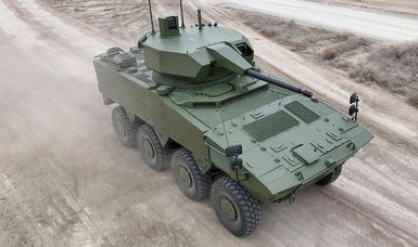 5th generation armoured vehicle PARS ALPHA 8X8 makes its debut at the World Defense Show in Saudi Arabia