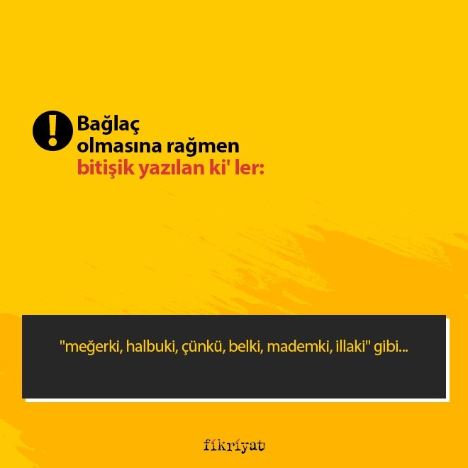 Ki nin Yazımı Ki’nin Yazılışı, Ki’nin Yazımı Kolay Yolu