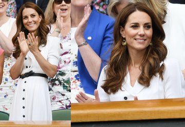 Kate Middleton tenis maçı izledi