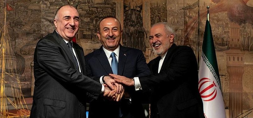TURKISH, IRANIAN, AZERBAIJANI FMS MEET IN ISTANBUL