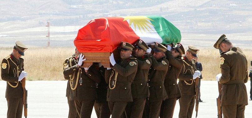 BODY OF LATE KURDISH LEADER ARRIVES IN IRAQ FOR BURIAL