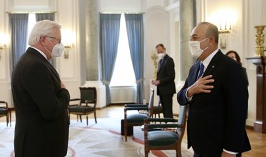 Turkish foreign minister received by German president