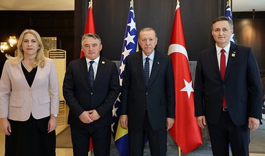 Turkish president, Bosnia and Herzegovina Presidential Council’s members discuss relations, global issues