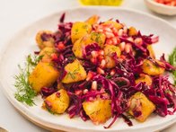 Mor Lahanalı Patates Salatası