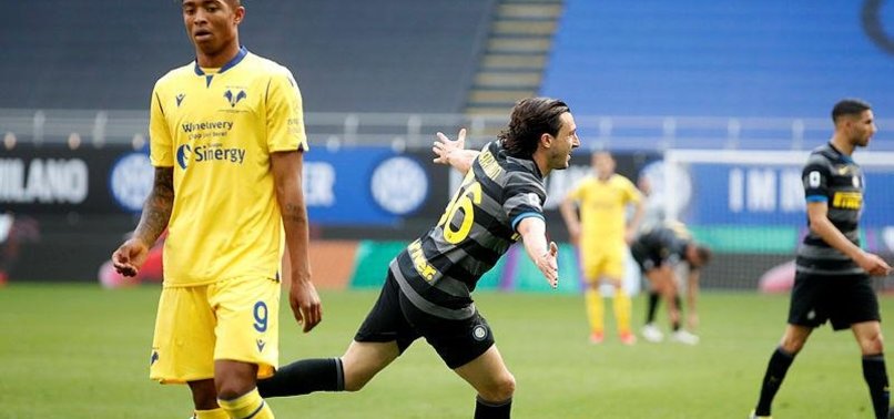 DARMIAN STRIKES AGAIN AS INTER BEAT VERONA TO CLOSE IN ON TITLE