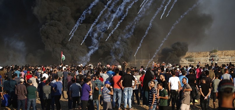 3 PALESTINIANS, INCLUDING BOY, SHOT DEAD BY ISRAELI TROOPS AT GAZA BORDER