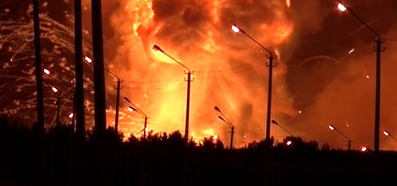 FIRE AT WOODEN PALLET FACTORY NEAR MOSCOW FAST-SPREADING -RUSSIAN AGENCIES