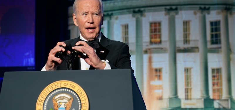 Biden roasts Trump and himself at correspondents’ dinner