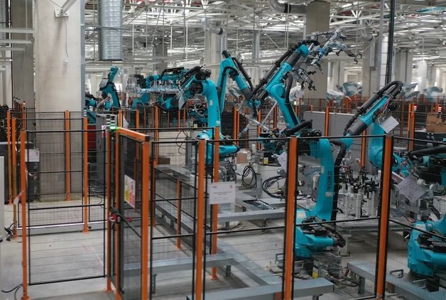 TOGG’UN MONTAJ HATTI ROBOTLARI, TEST EDİLMEYE BAŞLANDI