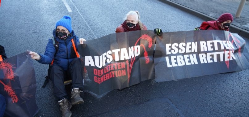 CLIMATE PROTESTS BY LAST GENERATION AT THREE GERMAN AIRPORTS