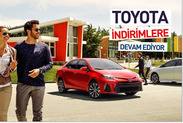TOYOTA İNDİRİMLERE DEVAM EDİYOR