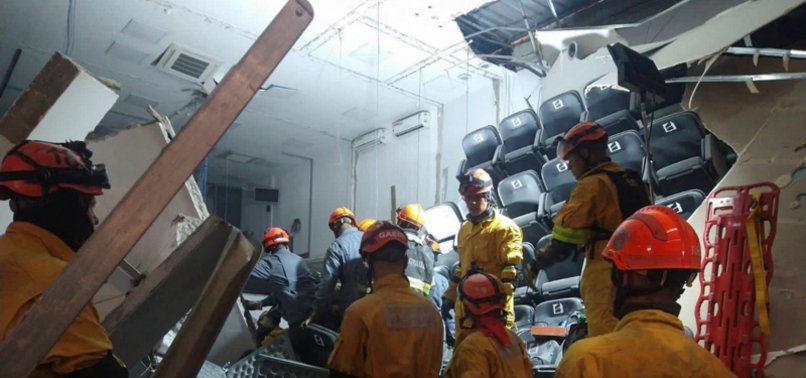 AT LEAST NINE DEAD AFTER WAREHOUSE COLLAPSE IN BRAZIL