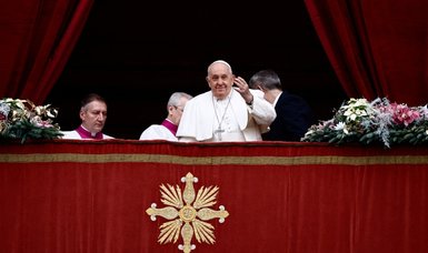 Pope pleads for end to Israel's assault on Gaza in Christmas message