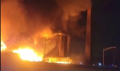 Residents urged to close windows near chemical plant fire