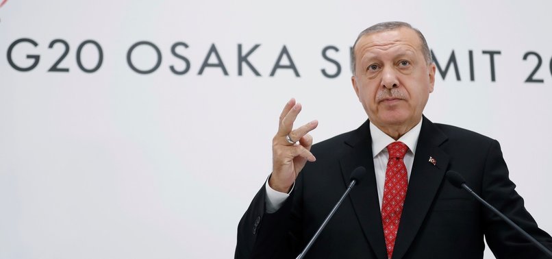 TURKEYS ERDOĞAN DESCRIBES G20 OSAKA SUMMIT AS PRODUCTIVE