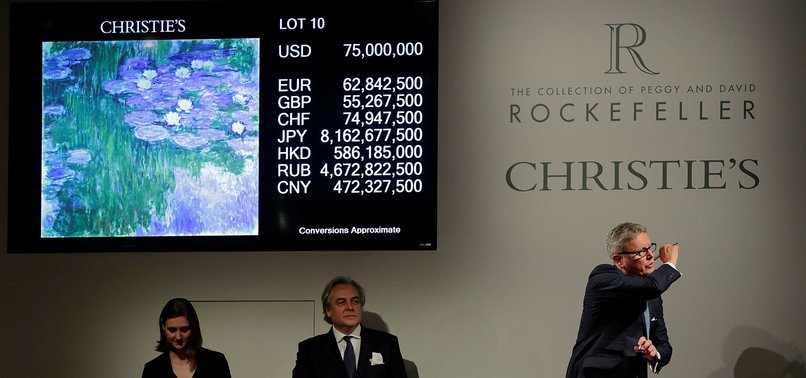 FIRST NIGHT OF ROCKEFELLER ART AUCTION FETCHES $646M