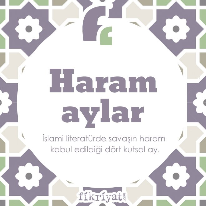 HARAM AYLAR
