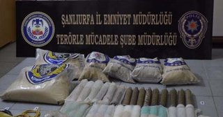 Şanlıurfa’da PKK cephaneliği ele geçirildi