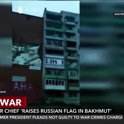 Wagner Chief Claims Russian Flag Hoisted Over Bakhmut Administration wagner-chief-claims-russian-flag-hoisted-over-bakhmut-administration
