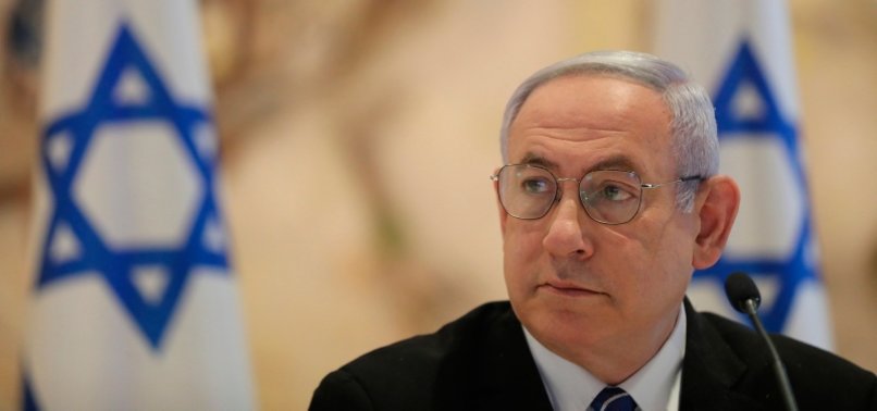 NETANYAHU HEADS TO COURT AS 1ST SITTING ISRAELI PM ON TRIAL