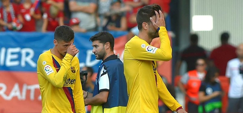 BARCA HELD TO SURPRISE DRAW AT OSASUNA