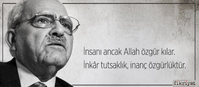 İNKÂR TUTSAKLIK, İNANÇ ÖZGÜRLÜKTÜR