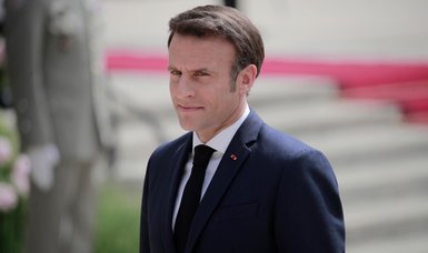 During second-term inauguration, France's Macron promises new approach