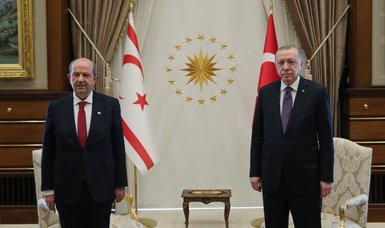 Erdoğan, Turkish Cypriot leader meet ahead of UN talks