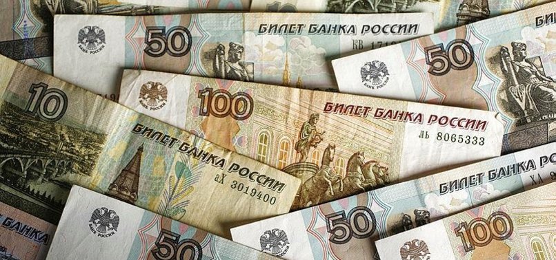 RUSSIAN ROUBLE WEAKENS BACK TOWARDS 90 VS DOLLAR