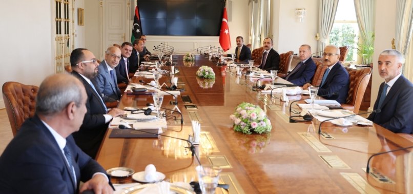 TURKEYS LEADER ERDOĞAN MEETS WITH LIBYAN PM DBEIBEH IN ISTANBUL TO DISCUSS STRATEGIC ISSUES
