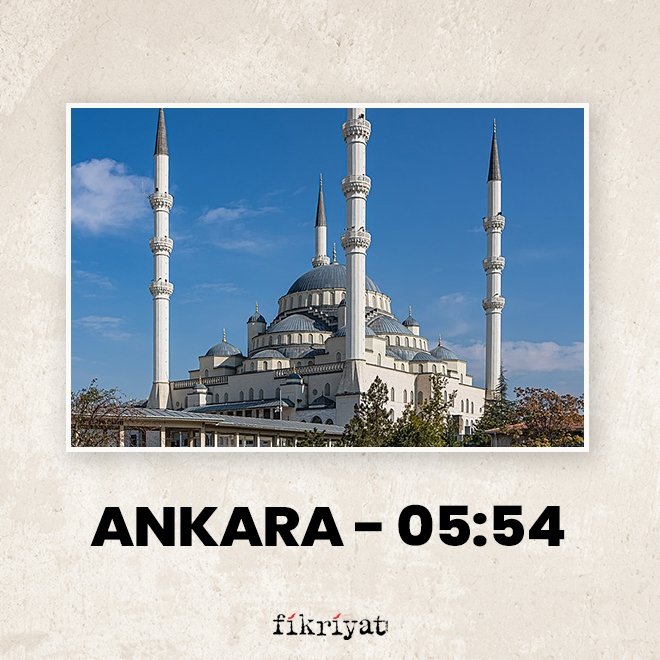 Ankara Kurban bayramı namazı saati 2024