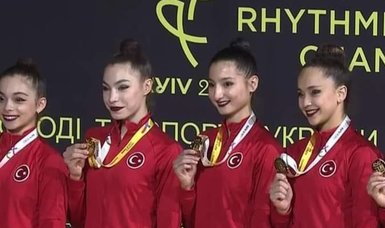 Turkey's women's national rhythmic gymnastics team claim 2020 European title