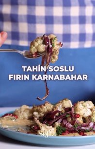Tahin Soslu Fırın Karnabahar