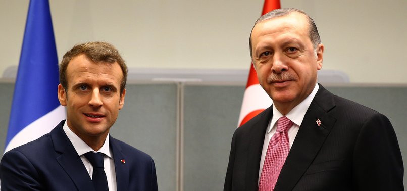TURKISH PRESIDENT ERDOĞAN BRIEFS FRANCES MACRON ON AIMS OF TURKEYS OPERATION PEACE SPRING