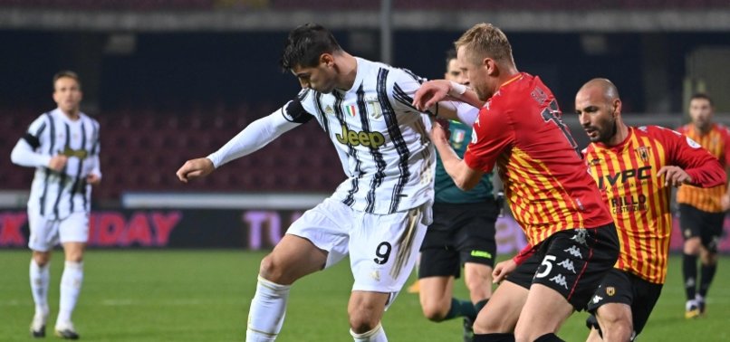 JUVENTUS HELD BY MODEST BENEVENTO AFTER RESTING RONALDO