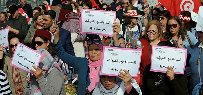 TUNISIAN WOMEN MARCH FOR EQUAL INHERITANCE RIGHTS