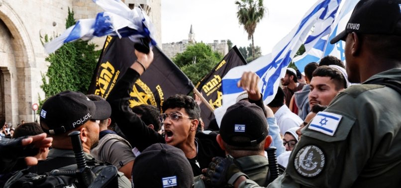 TENSIONS HIGH AS THOUSANDS OF FAR-RIGHT ISRAELIS MARCH IN JERUSALEM