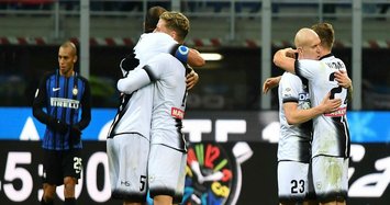 Inter Milan lose unbeaten record with shock Udinese defeat