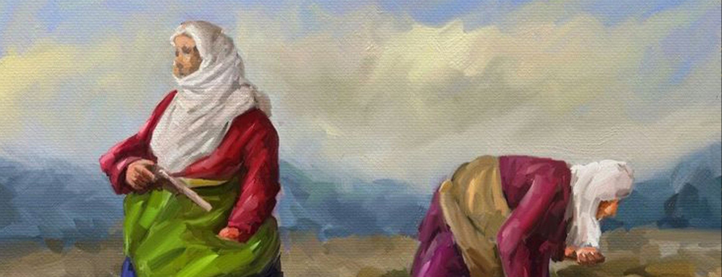 Kadın figürlerini doğa ve Anadolu motifleriyle tuvale taşıyor